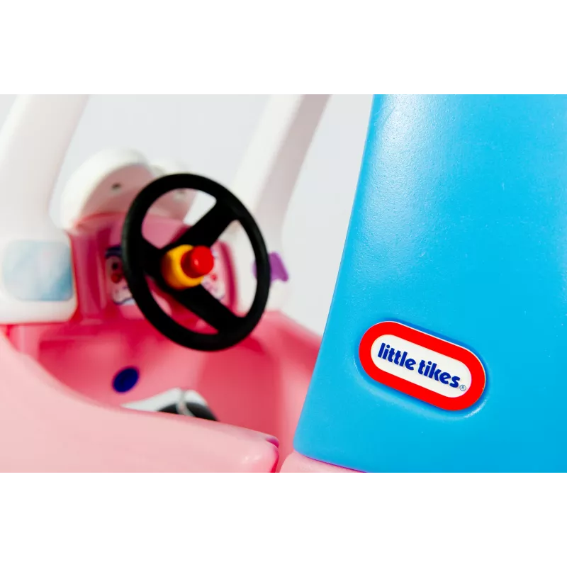 Little Tikes Cozy Coupe Princess, 1,5 Jahre, 4 Räder, Kunststoff, Blau, Pink, Weiß