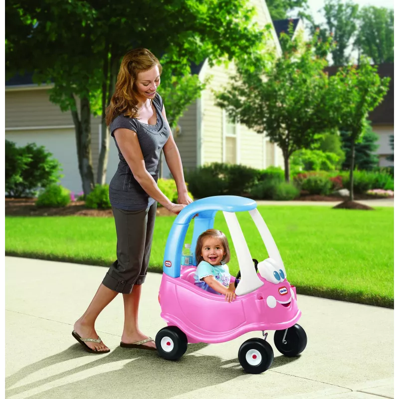 Little Tikes Cozy Coupe Princess, 1,5 Jahre, 4 Räder, Kunststoff, Blau, Pink, Weiß
