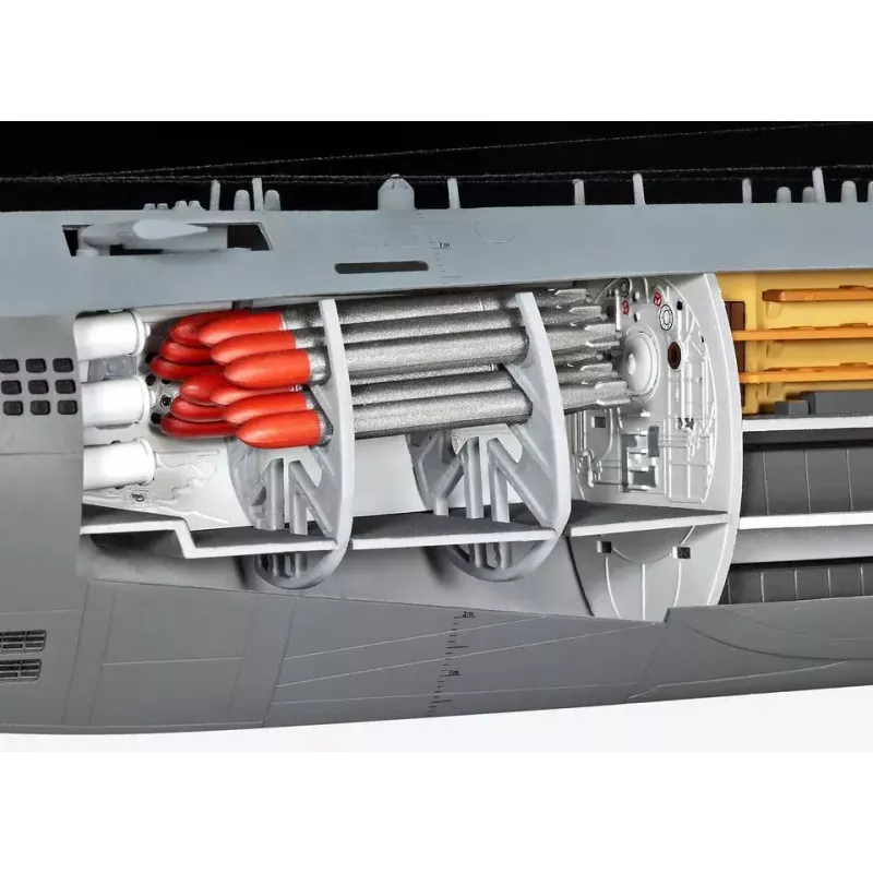 U-Boot-Modell Revell U-Boot Typ XXI U 2540 &Interieur