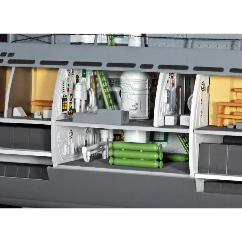 U-Boot-Modell Revell U-Boot Typ XXI U 2540 &Interieur