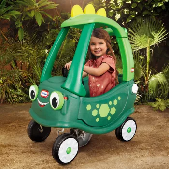 Little Tikes Cozy Coupe Dino, 1,5 Jahre, 4 Räder, Kunststoff, Schwarz, Grün