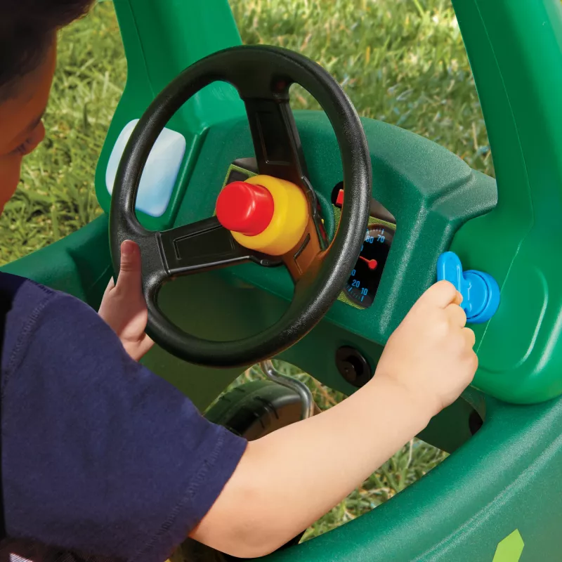 Little Tikes Cozy Coupe Dino, 1,5 Jahre, 4 Räder, Kunststoff, Schwarz, Grün