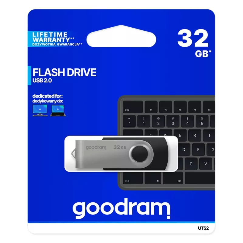 Goodram UTS2 USB-Stick 32 GB USB Typ-A 2.0 Schwarz
