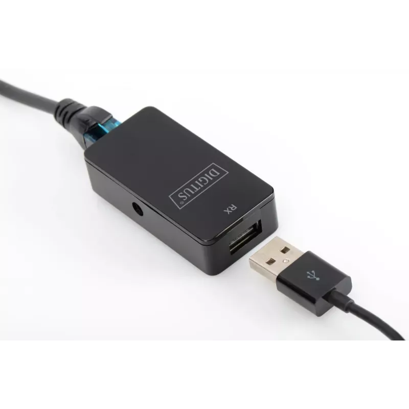 DIGITUS USB-Extender USB 2.0 zur Verwendung mit Cat5/5e/6-Kabel (UTP STP oder SFT) bis zu 50 m