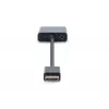DIGITUS HDMI-zu-VGA-Konverteradapter Typ A - VGA (D-Sub) Anschluss, 3,5-mm-Audiobuchse schwarz