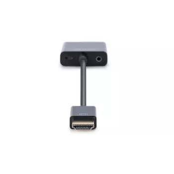DIGITUS HDMI-zu-VGA-Konverteradapter Typ A - VGA (D-Sub) Anschluss, 3,5-mm-Audiobuchse schwarz