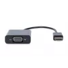 DIGITUS HDMI-zu-VGA-Konverteradapter Typ A - VGA (D-Sub) Anschluss, 3,5-mm-Audiobuchse schwarz