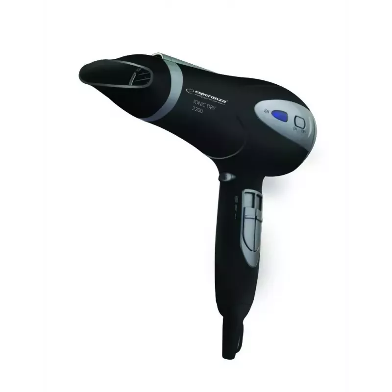 Haartrockner ESPERANZA Vivien EBH005K — 2200 W, ionisch, 3 Heizstufen, 2 Geschwindigkeiten, Diffusor & Konzentrator, schwarz