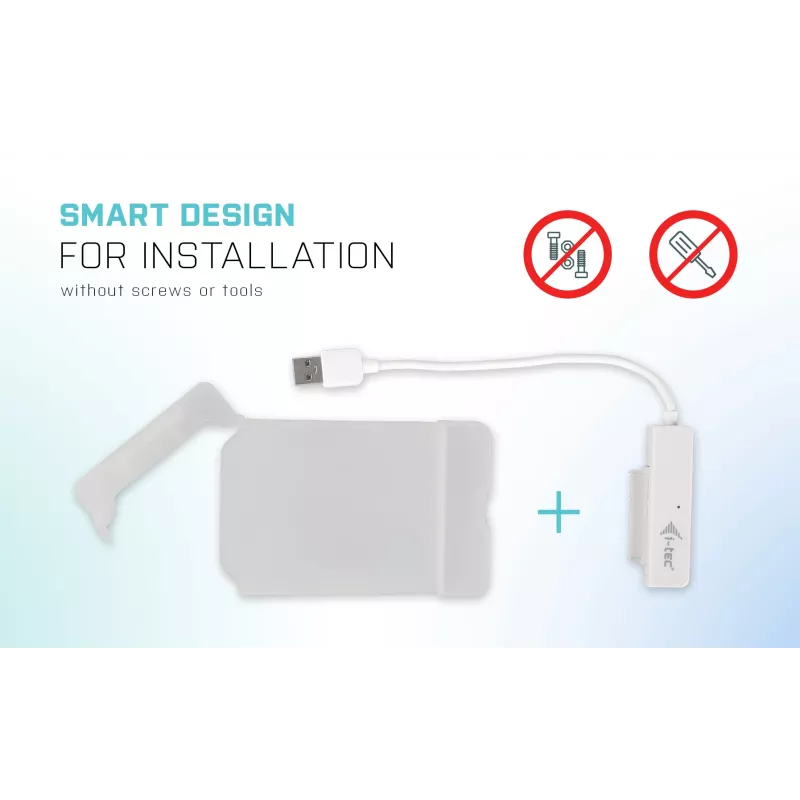 HDD/SSD-Gehäuse i-tec MySafe USB 3.0 Easy 2,5 Zoll Externes Gehäuse – Weiß