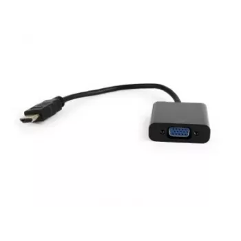 GEMBIRD HDMI zu VGA Adapterkabel, Einzelanschluss Schwarz