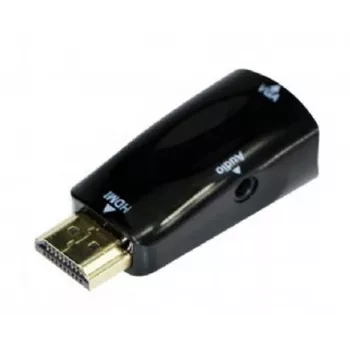 Gembird A-HDMI-VGA-02 Kabel-Adapter VGA D-Sub Schwarz