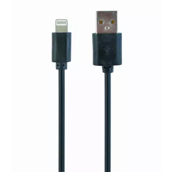 GEMBIRD USB-auf-Apple-Lightning-Sync- und Ladekabel, 2m - Schwarz