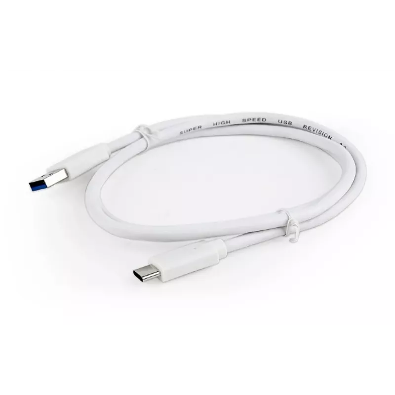 GEMBIRD USB 3.0 AM auf Type-C Kabel (AM/CM) 1 m - Weiß