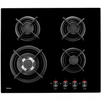 Amica PG6411SR Einbau-Gaskochfeld, 4 Zonen, mechanische Steuerung
