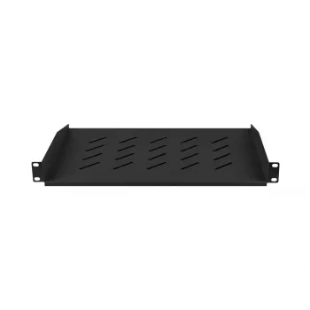Rack shelf LANBERG AK-1008-B 1U 19 Zoll Tiefe 315 mm Breite 482.6 mm Höhe 44.5 mm schwarz max. Belastung 25 kg