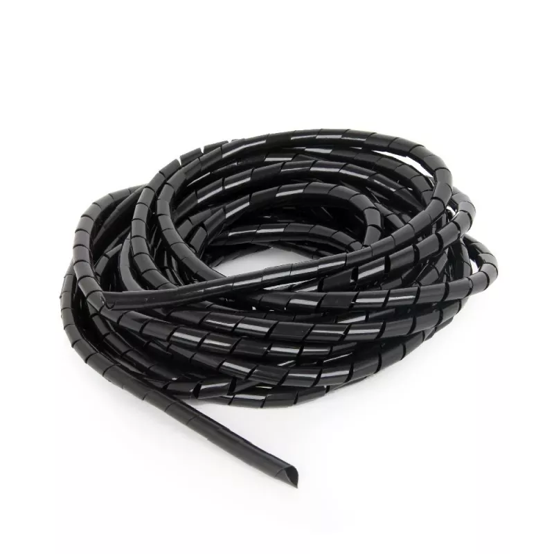 GEMBIRD 12mm Spiral-Kabelschlauch, 10 m – Schwarz