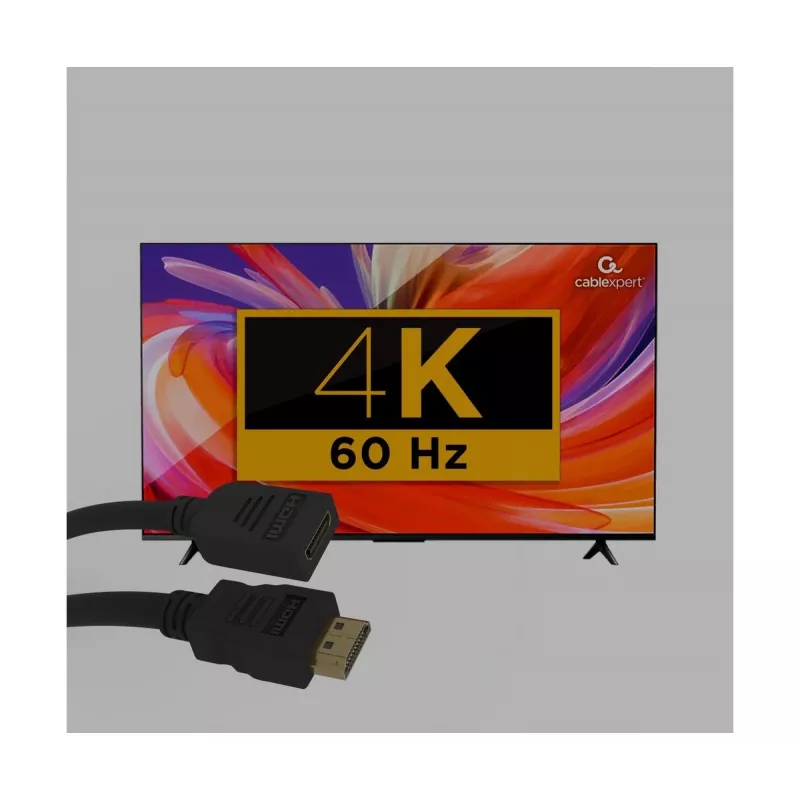 GEMBIRD High-Speed HDMI-Verlängerungskabel mit Ethernet, 50 cm