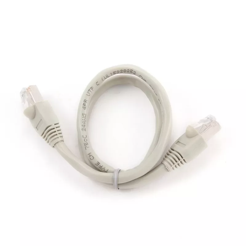 Netzwerkkabel Gembird Cat6 U/UTP PP6U-0.5M, 0,5 m, RJ-45-Stecker auf RJ-45-Stecker, weiß, AWG24
