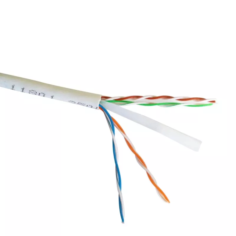 Netzwerkkabel Gembird Cat6 U/UTP PP6U-0.5M, 0,5 m, RJ-45-Stecker auf RJ-45-Stecker, weiß, AWG24