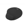Mauspad NATEC Marmot Schwarz mit Gel-Handgelenkauflage, Stoffoberfläche 245×225×22 mm