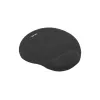 Mauspad NATEC Marmot Schwarz mit Gel-Handgelenkauflage, Stoffoberfläche 245×225×22 mm