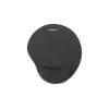 Mauspad NATEC Marmot Schwarz mit Gel-Handgelenkauflage, Stoffoberfläche 245×225×22 mm