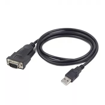 GEMBIRD USB auf DB9M RS232 PL2303TA Konverter schwarz - 1,5 m