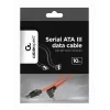 GEMBIRD SATA III Datenkabel mit 90-Grad-gewinkeltem Anschluss, 50 cm – Metallklammern