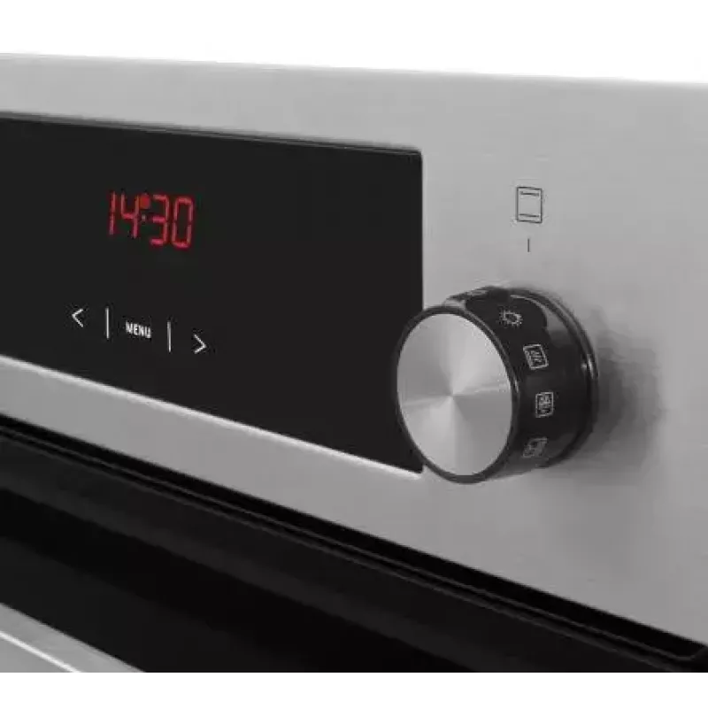 Einbau-Elektrobackofen AMICA EB7541D Fine, 65 L, Dampfreinigung, Umluft, Grill, Edelstahl