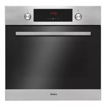 Einbau-Elektrobackofen AMICA EB7541D Fine, 65 L, Dampfreinigung, Umluft, Grill, Edelstahl