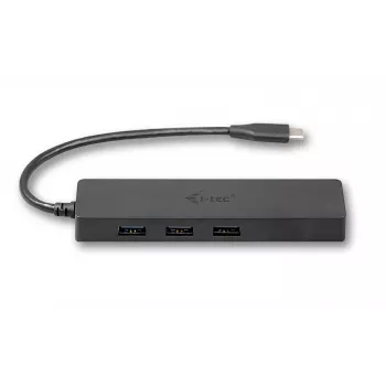 i-tec Advance USB-C schlank Passiver HUB 3 Port + Gigabit Ethernet Adapter