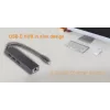 i-tec Advance USB-C schlank Passiver HUB 3 Port + Gigabit Ethernet Adapter