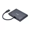 USB-C auf HDMI Reiseadapter ITEC i-tec USB C HDMI Reiseadapter PD/Daten – Schwarz, Chipsatz RTS5403/RTS5404/RTS5411/PS176, 90×58×14 mm