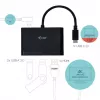 USB-C auf HDMI Reiseadapter ITEC i-tec USB C HDMI Reiseadapter PD/Daten – Schwarz, Chipsatz RTS5403/RTS5404/RTS5411/PS176, 90×58×14 mm