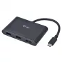 USB-C auf HDMI Reiseadapter ITEC i-tec USB C HDMI Reiseadapter PD/Daten – Schwarz, Chipsatz RTS5403/RTS5404/RTS5411/PS176, 90×58×14 mm
