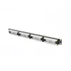 Patchpanel 1U LANBERG PPU5-1024-B – 24-Port CAT5e, Metall, Schwarz, 445×32,5×44,5 mm