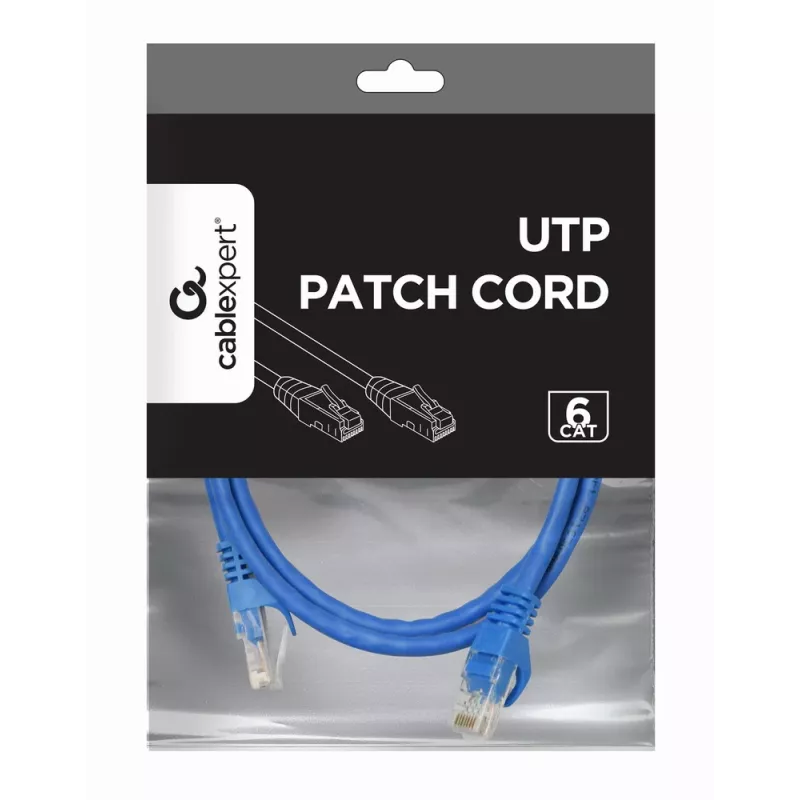 GEMBIRD Patch Kabel - CAT6 - UTP - 50cm - Blue