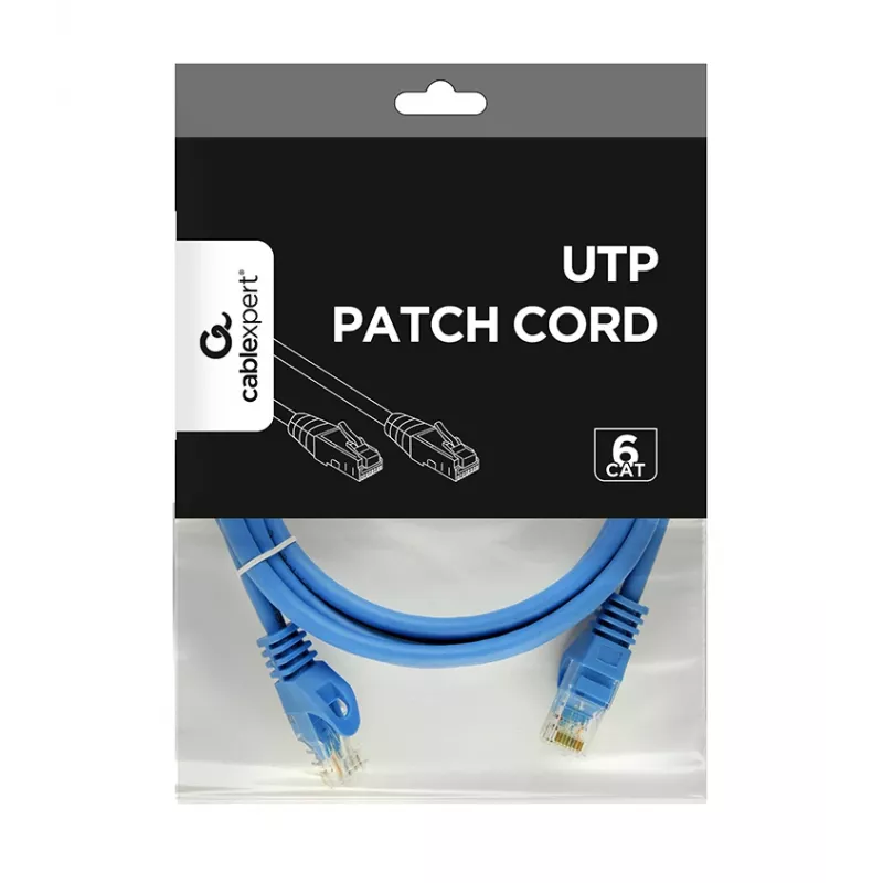 Netzwerkkabel Gembird PP6U-2M RJ-45 Cat6 2m blau