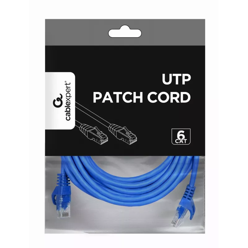 GEMBIRD Patchkabel - CAT6 - UTP - 5 m - Blau