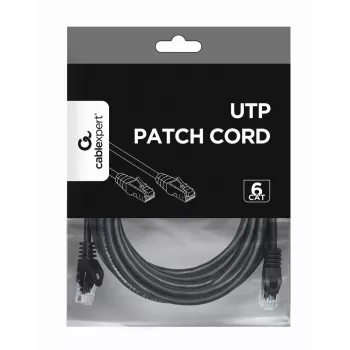 GEMBIRD Patch Kabel - CAT6 - UTP - 5m - Schwarz
