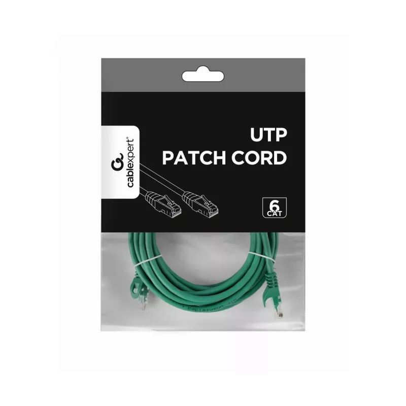 GEMBIRD Patch Kabel - CAT6 - UTP - 5m - Grün