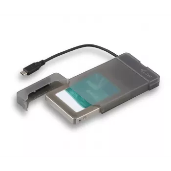 i-tec MySafe USB-C 3.1 Gen. 2 easy, HDD/SSD-Gehäuse, 2,5 Zoll, Serial ATA, Serial ATA II, Serial ATA III, 10 Gbit/s, USB-Konnektivität, Schwarz