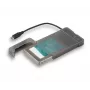 i-tec MySafe USB-C 3.1 Gen. 2 easy, HDD/SSD-Gehäuse, 2,5 Zoll, Serial ATA, Serial ATA II, Serial ATA III, 10 Gbit/s, USB-Konnektivität, Schwarz