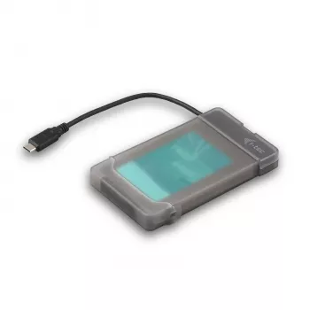 i-tec MySafe USB-C 3.1 Gen. 2 easy, HDD/SSD-Gehäuse, 2,5 Zoll, Serial ATA, Serial ATA II, Serial ATA III, 10 Gbit/s, USB-Konnektivität, Schwarz