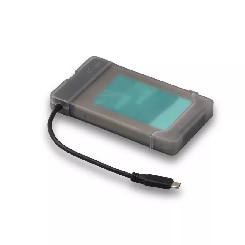 i-tec MySafe USB-C 3.1 Gen. 2 easy, HDD/SSD-Gehäuse, 2,5 Zoll, Serial ATA, Serial ATA II, Serial ATA III, 10 Gbit/s, USB-Konnektivität, Schwarz