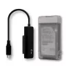 i-tec MySafe USB-C 3.1 Gen. 2 easy, HDD/SSD-Gehäuse, 2,5 Zoll, Serial ATA, Serial ATA II, Serial ATA III, 10 Gbit/s, USB-Konnektivität, Schwarz