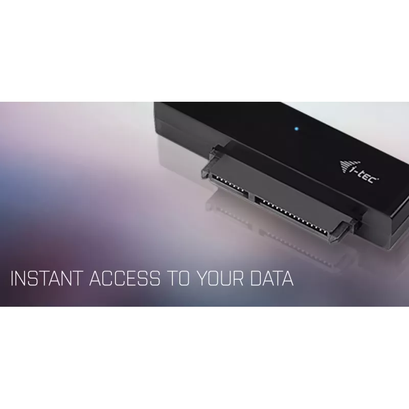 i-tec MySafe USB-C 3.1 Gen. 2 easy, HDD/SSD-Gehäuse, 2,5 Zoll, Serial ATA, Serial ATA II, Serial ATA III, 10 Gbit/s, USB-Konnektivität, Schwarz