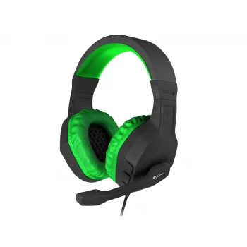 GENESIS Argon 200 Headset Kabelgebundenes Gaming-Headset Schwarz, Grün
