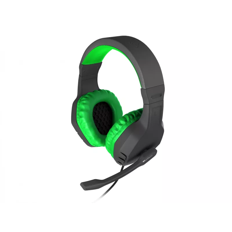 GENESIS Argon 200 Headset Kabelgebundenes Gaming-Headset Schwarz, Grün