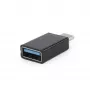 USB-Grafikadapter Gembird A-USB3-CMAF-01 — USB Type-C auf USB (USB 2.0 / 3.2 Gen 1), kompakt schwarz